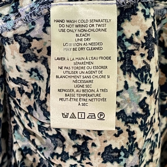 Free People One I Love Smocked Strappy Back Maxi Dress Size L Ruffle Multicolor - Picture 12 of 14